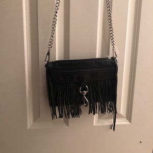 Rebecca Minkoff Black Fringe Purse
